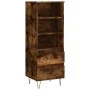 Hohes Sideboard aus geräuchertem Eichensperrholz, 40 x 36 x 110 cm von vidaXL, Sideboards - Ref: Foro24-831513, Preis: 61,87 ...