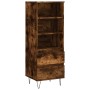Hohes Sideboard aus geräuchertem Eichensperrholz, 40 x 36 x 110 cm von vidaXL, Sideboards - Ref: Foro24-831513, Preis: 62,54 ...