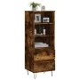 Hohes Sideboard aus geräuchertem Eichensperrholz, 40 x 36 x 110 cm von vidaXL, Sideboards - Ref: Foro24-831513, Preis: 61,87 ...
