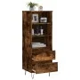 Hohes Sideboard aus geräuchertem Eichensperrholz, 40 x 36 x 110 cm von vidaXL, Sideboards - Ref: Foro24-831513, Preis: 61,87 ...