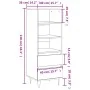 Hohes Sideboard aus geräuchertem Eichensperrholz, 40 x 36 x 110 cm von vidaXL, Sideboards - Ref: Foro24-831513, Preis: 61,87 ...