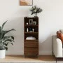 Aparador alto madera contrachapada roble marrón 40x36x110 cm de vidaXL, Aparadores - Ref: Foro24-831515, Precio: 64,47 €, Des...