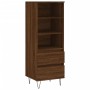 Tall brown oak plywood sideboard 40x36x110 cm by vidaXL, Sideboards - Ref: Foro24-831515, Price: 65,28 €, Discount: %