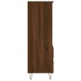 Tall brown oak plywood sideboard 40x36x110 cm by vidaXL, Sideboards - Ref: Foro24-831515, Price: 65,28 €, Discount: %