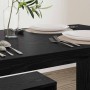 Conjunto de comedor 2 pcs Roble negro 97 x 47 x 75 cm