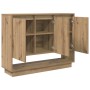 Vitrina Roble artisan 97 x 29 x 75 cm Madera contrachapada