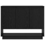 Vitrina Roble negro 97 x 29 x 75 cm Madera contrachapada