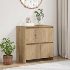 Vitrina Roble artisan 70 x 41 x 75 cm Madera contrachapada