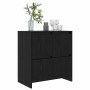 Vitrina Roble negro 70 x 41 x 75 cm Madera contrachapada