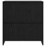 Vitrina Roble negro 70 x 41 x 75 cm Madera contrachapada