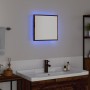 Espejo de baño LED con espejo Madera vieja 40 x 8.5 x 37 cm
