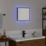 Espejo de baño LED con espejo Roble artisan 40 x 8.5 x 37 cm