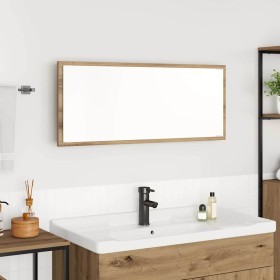 Espejo Roble artisan 90 x 8.5 x 37 cm Madera contrachapada