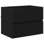 Conjunto de Muebles de Baño 2 pcs Roble Negro 57 x 37 x 45 cm