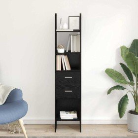 Estantería para libros Roble negro 40 x 35 x 180 cm en Librerías y estanterías | Comprar online en Foro24