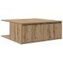 Mesa de Café Roble artisan 80 x 80 x 31 cm Madera contrachapada