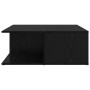 Mesa de Café Roble negro 80 x 80 x 31 cm Madera contrachapada