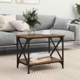 Mesa lateral Marrón Madera contrachapada en Mesas de centro | Comprar online en Foro24