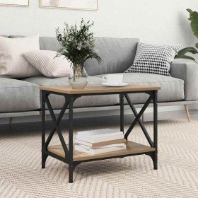 Mesa lateral Marrón Madera contrachapada en Mesas de centro | Comprar online en Foro24