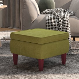 Hocker mit hellgrünen Samtholzbeinen von vidaXL, Klapphocker und Stühle - Ref: Foro24-329460, Preis: 74,87 €, Rabatt: %