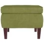 Hocker mit hellgrünen Samtholzbeinen von vidaXL, Klapphocker und Stühle - Ref: Foro24-329460, Preis: 73,60 €, Rabatt: %