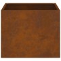 Maceta para Jardín Marrón 50 x 32 x 40 cm Acero Envejecido