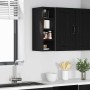 Mueble colgante con estante Riga Roble negro 20 x 29,5 x 60 cm