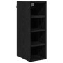 Mueble colgante con estante Riga Roble negro 20 x 29,5 x 60 cm