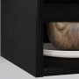 Mueble colgante con estante Riga Roble negro 30 x 29,5 x 60 cm en Armarios de cocina | Comprar online en Foro24