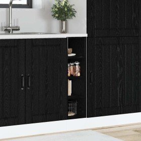 Gabinete Base de Cocina Riga Roble negro 20 x 44,5 x 81,5 cm en Armarios de cocina | Comprar online en Foro24