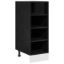 Gabinete Base de Cocina Riga Roble negro 30 x 44,5 x 81,5 cm