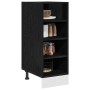 Gabinete Base de Cocina Riga Roble negro 30 x 44,5 x 81,5 cm