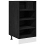 Gabinete Base de Cocina Riga Roble negro 40 x 44,5 x 81,5 cm