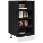 Gabinete Base de Cocina Riga Roble negro 40 x 44,5 x 81,5 cm