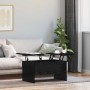 Mesa de Café Roble negro 80 x 50.5 x 42.5 cm
