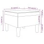 Taburete con patas de madera tapizado tela rojo tinto von vidaXL, Klapphocker und Stühle - Ref: Foro24-329428, Preis: 78,46 €...