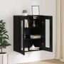 Armario de pared colgante Negro 69.5 x 34 x 90 cm