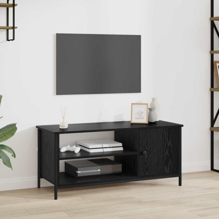 Gabinete de TV Roble negro 100 x 40 x 45 cm