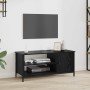 Gabinete de TV Roble negro 100 x 40 x 45 cm