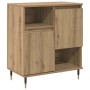 Vitrina Roble artisan 60 x 35 x 70 cm Madera contrachapada