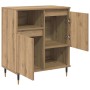 Vitrina Roble artisan 60 x 35 x 70 cm Madera contrachapada
