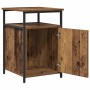 Armario de Noche Madera antigua Madera contrachapada