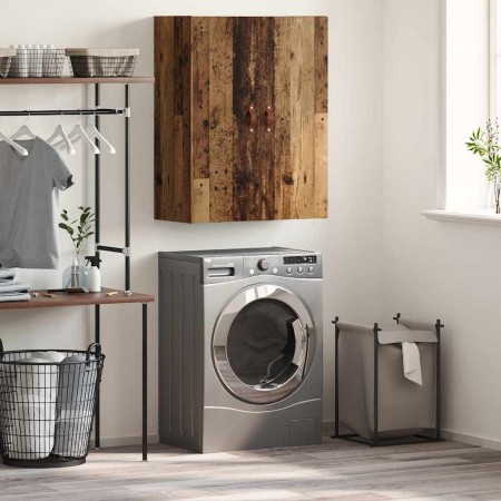 Armario de pared Marrón 69.5 x 34 x 90 cm Madera contrachapada