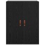 Armario de pared Negro 69.5 x 34 x 90 cm Madera contrachapada