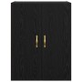 Armario de pared Roble negro 69.5 x 34 x 90 cm