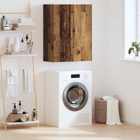 Armario de pared Marrón 69.5 x 34 x 90 cm Madera contrachapada