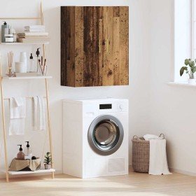 Armario de pared Marrón 69.5 x 34 x 90 cm Madera contrachapada