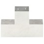 Conector de postes en forma de X metal galvanizado 101x101 mm