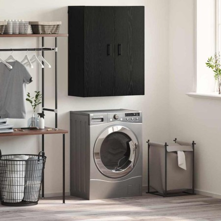 Armario de pared Roble negro 69.5 x 34 x 90 cm