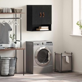 Mueble de pared Montaje en la pared Roble negro 60 x 31 x 70 cm